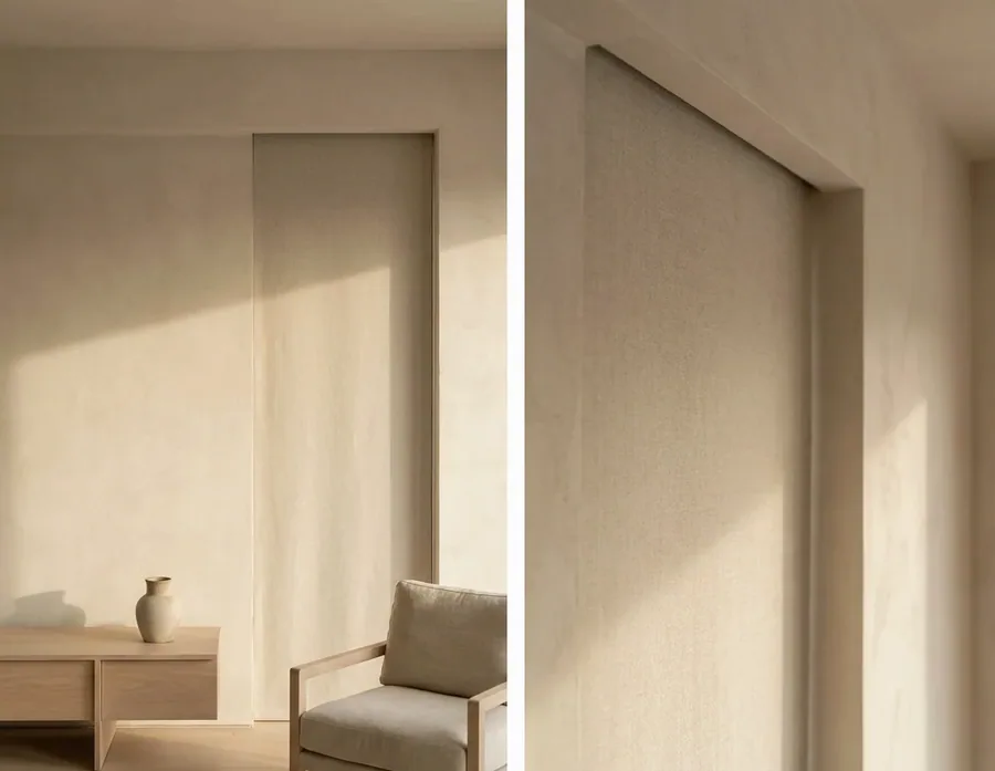 Concealed / Recessed Blinds fitted in a Serengeti home